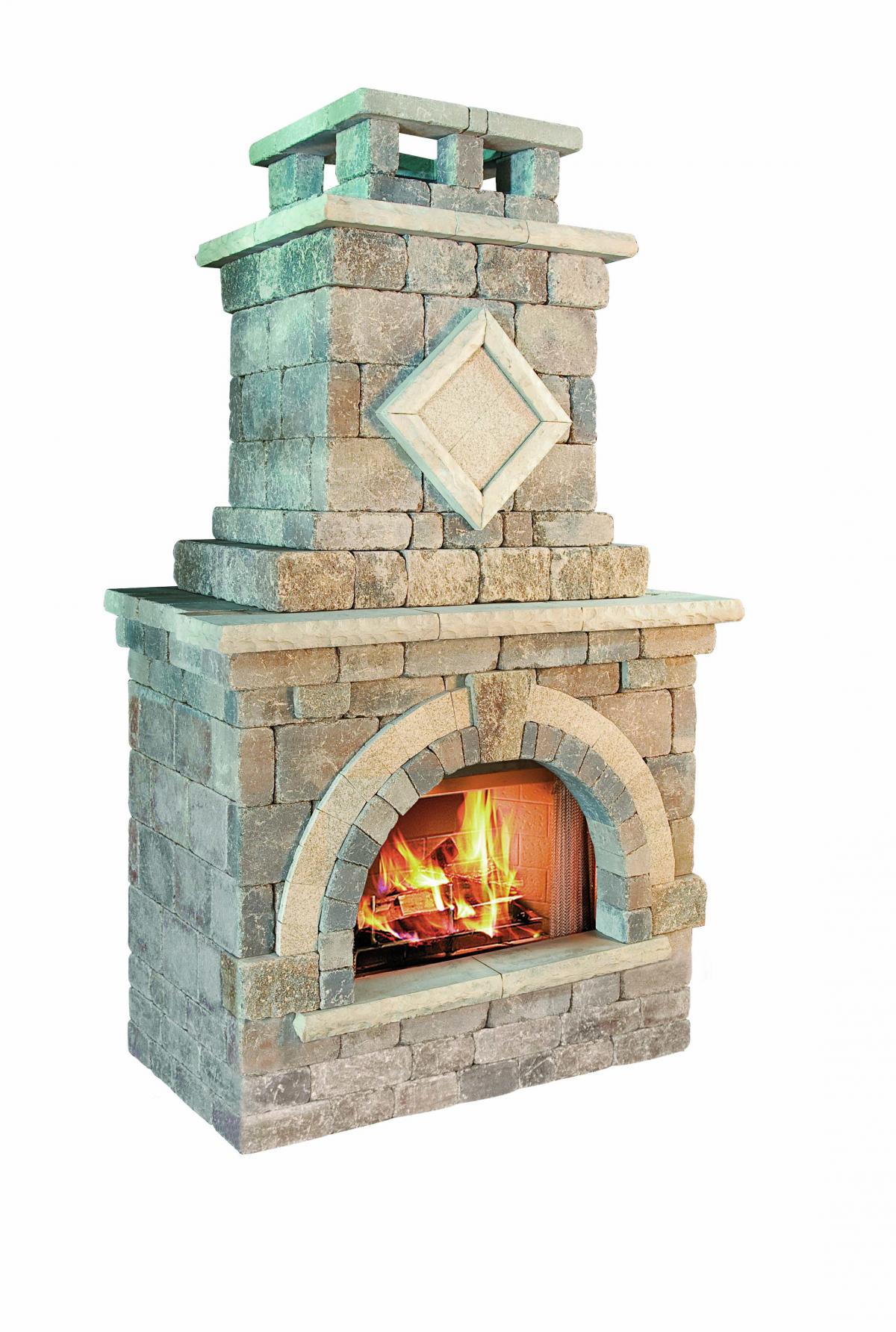Small Outdoor Fireplace Kits to Pin on Pinterest