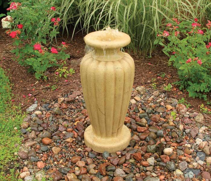classic greek urn fountain crushed coral glass fiber classic greek urn fountain crushed coral glass fiber