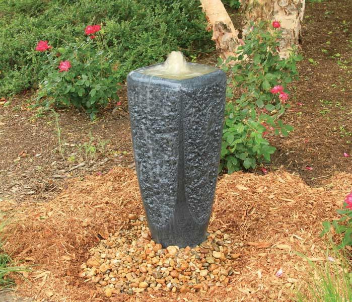 textured ripple fountain gray slate glass fiber textured ripple fountain gray slate glass fiber