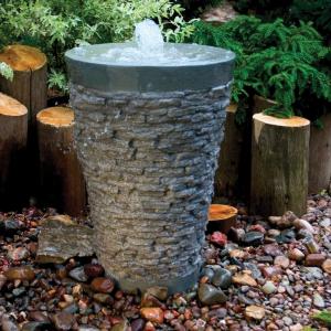 Stacked Slate Fountain