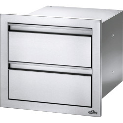 Napoleon 18-Inch Stainless Steel Double Drawer