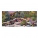 Natural Stone Firepit and Outcrop Surrounding