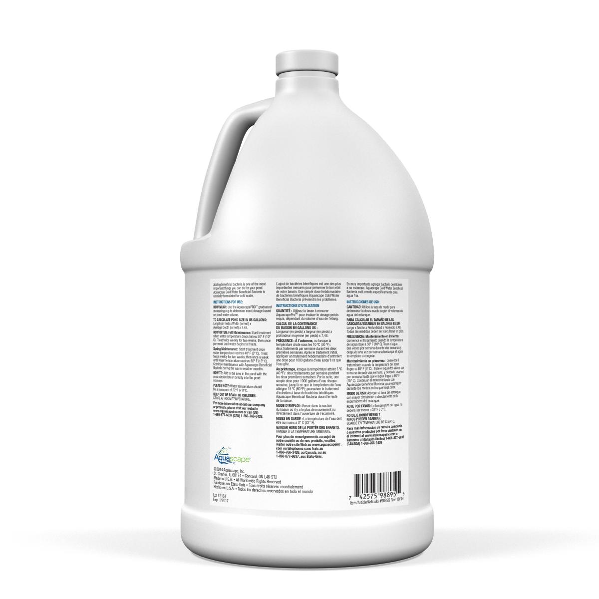 Cold Water Beneficial Bacteria Clean, Clear, and Healthy Pond