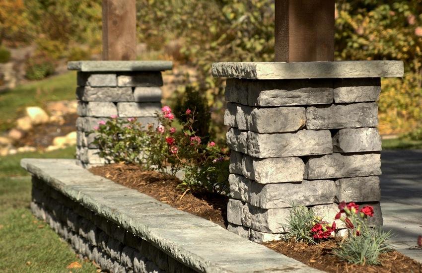 Column Caps | Coping | Pavers & Retaining Walls | Niemeyer's Landscape ...