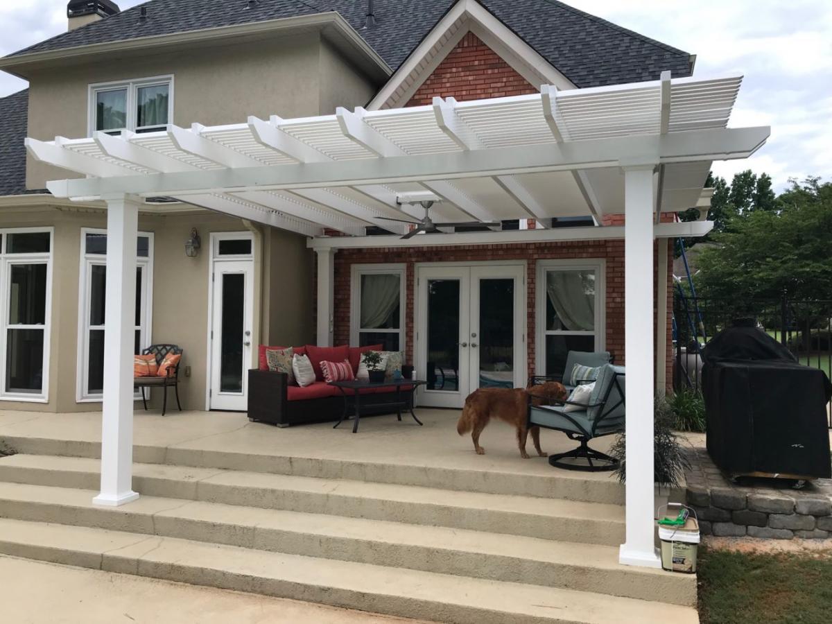 Attached Traditional Pergola Kits Heartland Pergolas Pergolas