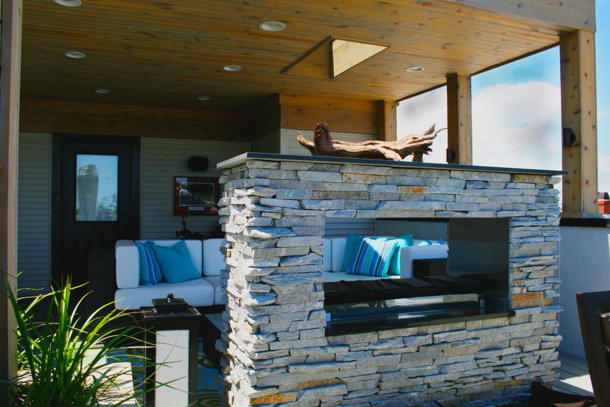 Key West See-Through Fireplace | Gas Firepits | Outdoor ...