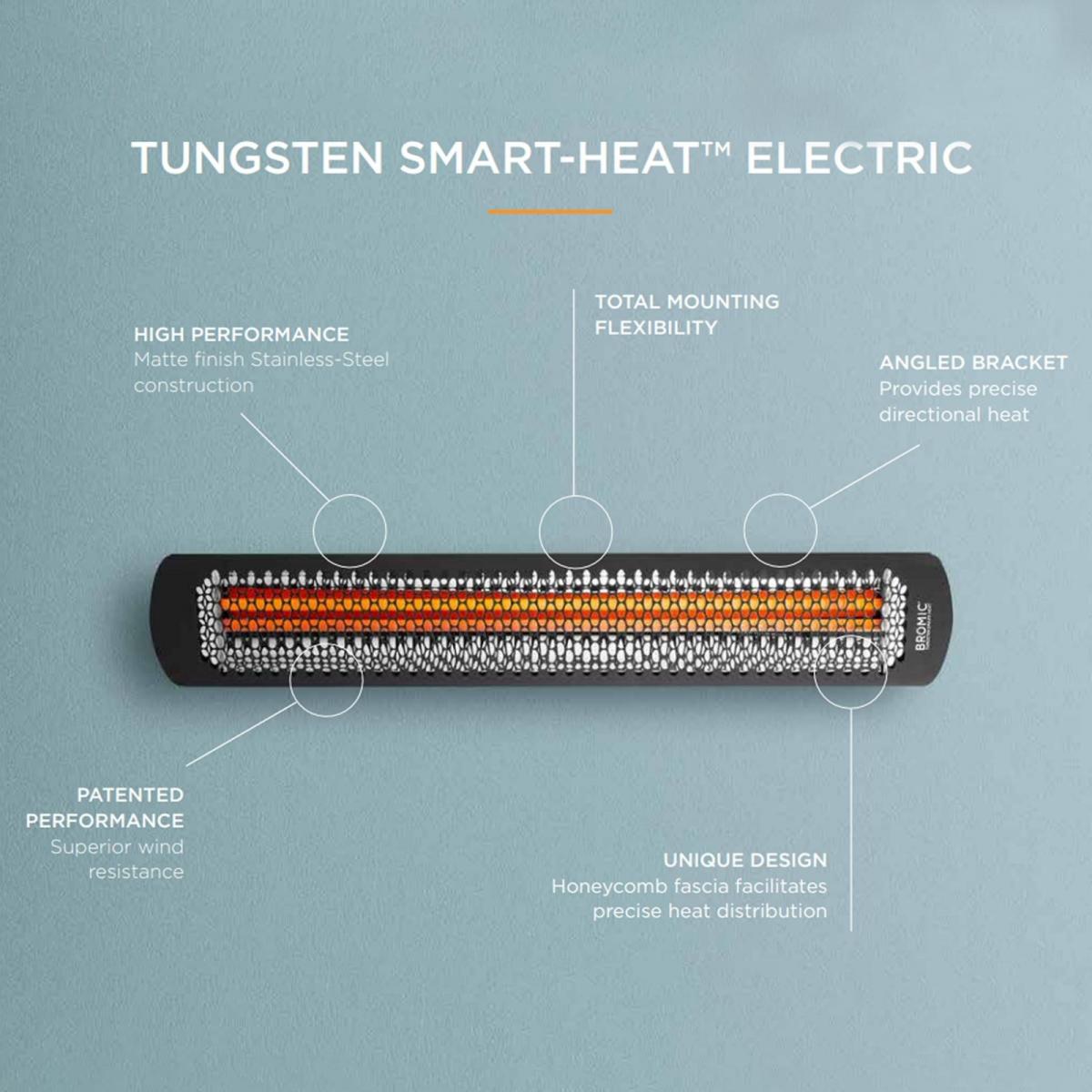 Bromic Tungsten SmartHeat Electric Heater Outdoor Heaters Outd...