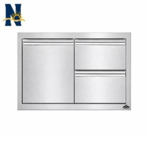 36 x 16 inch Single Door & Double Drawer Combo
