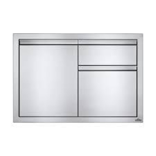36 x 24 inch Single Door & Waste Bin Drawer