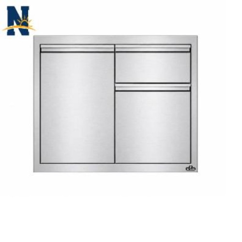 36 x 24 inch Single Door & Waste Bin Drawer