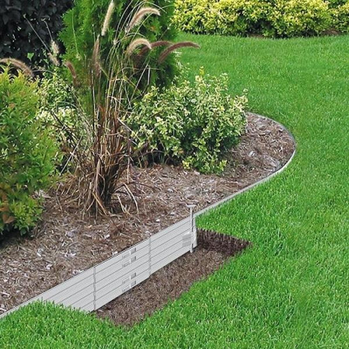 Aluminum edging clearance