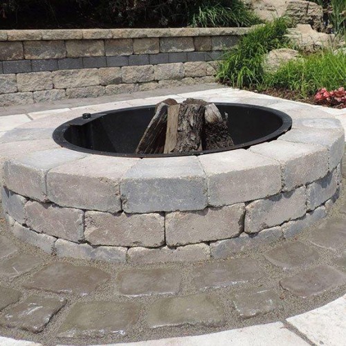 Sunset Firepit Kit Firepits Outdoor, Unilock Fire Pit Dimensions