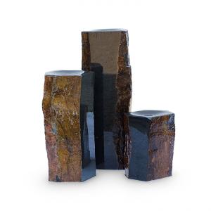 Double Textured Basalt Cored Water Columns Double Textured Basalt Cored Water Columns