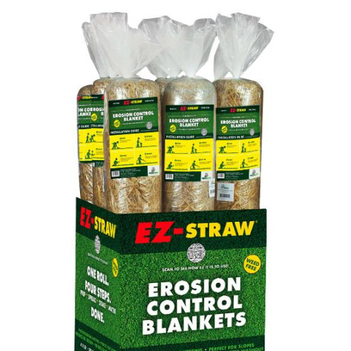 EZ-Straw 4' x 50' Grass Seed Germination Blanket