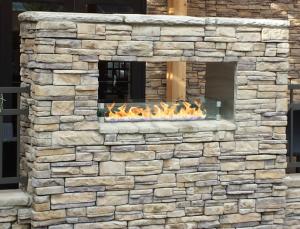 Key West See-Through Fireplace