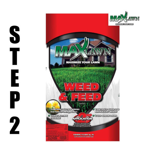 Max Lawn Step 2 Weed & Feed 24-0-4 Max Lawn Step 2 Weed & Feed 24-0-4