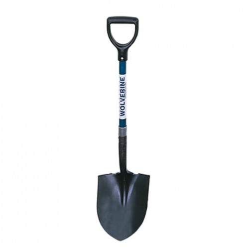 Short D-Handle Fiberglass Spade Shovel