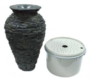 Stacked Slate Urn - Small Kit