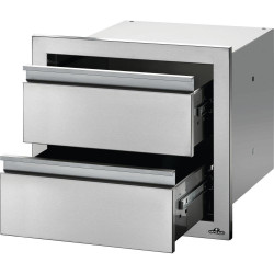 Napoleon 18-Inch Stainless Steel Double Drawer