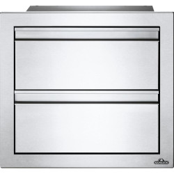 Napoleon 18-Inch Stainless Steel Double Drawer