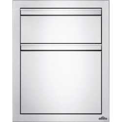 Napoleon 18-Inch Stainless Steel Large and Standard Double Drawer