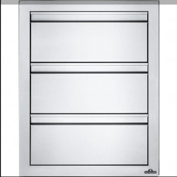 Napoleon 18-Inch Stainless Steel Triple Drawer